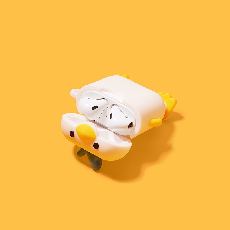 Cute Little Duck AirPods Silicone Protective Sleeve