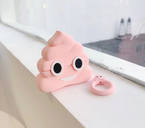 Apple AirPods Soft Silicone Poop Pattern Cover