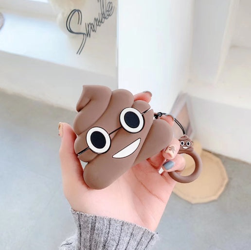 Apple AirPods Soft Silicone Poop Pattern Cover