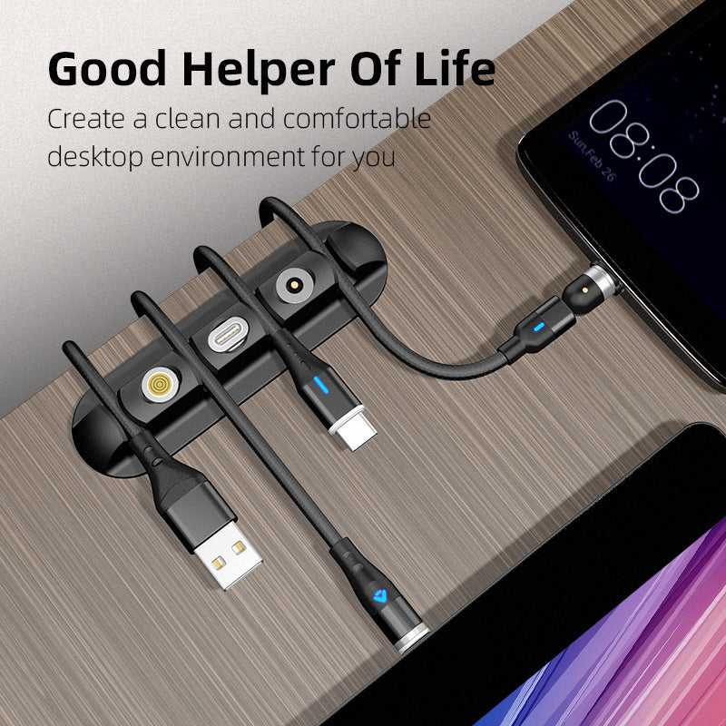 Magnetic Desktop Cable Organizer – Creative Storage for Data Cables