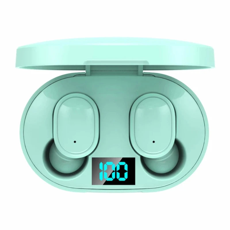 E6S TWS Bluetooth Wireless Earbuds with Mic & Charging Box