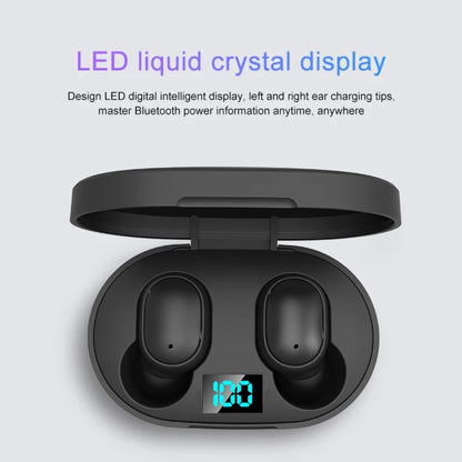 E6S TWS Bluetooth Wireless Earbuds with Mic & Charging Box