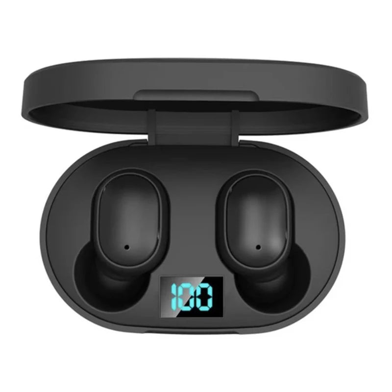 E6S TWS Bluetooth Wireless Earbuds with Mic & Charging Box