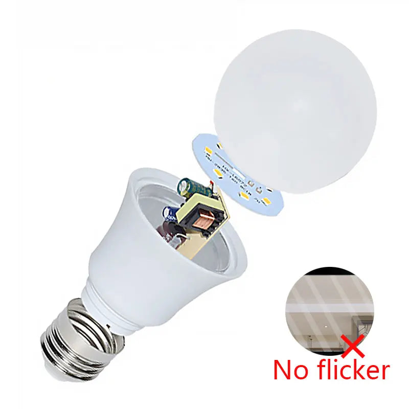 10pcs LED Bulb Lamps E27 – AC 220V-240V, 3W-20W, for Living Room & Home Lighting