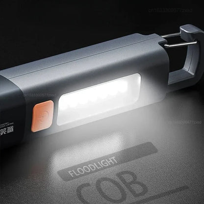 Xiaomi Portable Rechargeable Flashlight with Focus & Side Lights