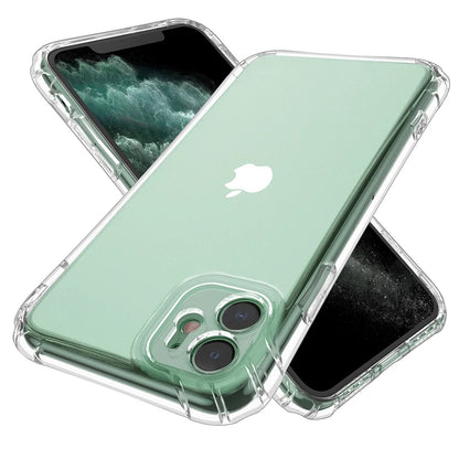 Shockproof Clear Case for iPhone 15 14 13 12 11 Pro Max & More