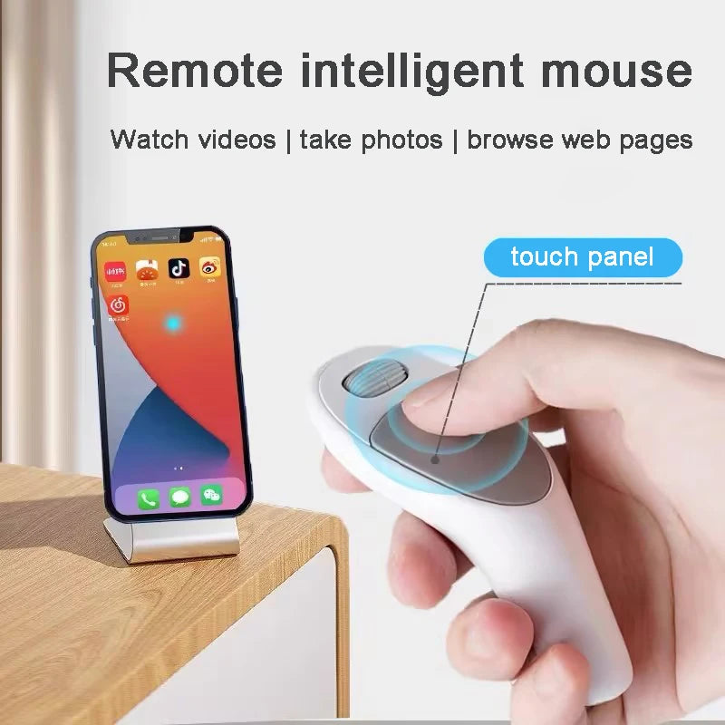 Mini Wireless Bluetooth Mouse – Rechargeable Touch Control for Phone & Tablet