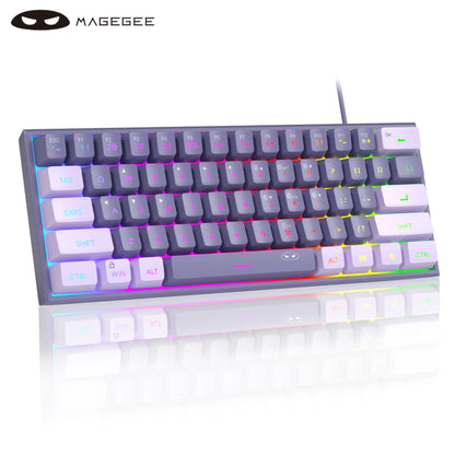 MageGee TS91 60% RGB Gaming Keyboard – Compact, Ergonomic, Waterproof