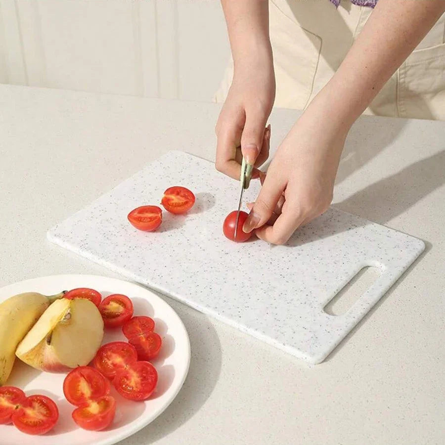 Marble Texture PP Antibacterial Cutting Board, Dishwasher Safe