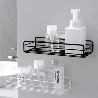 Wall-Mounted Corner Bathroom Shelf & Organizer with Drainage