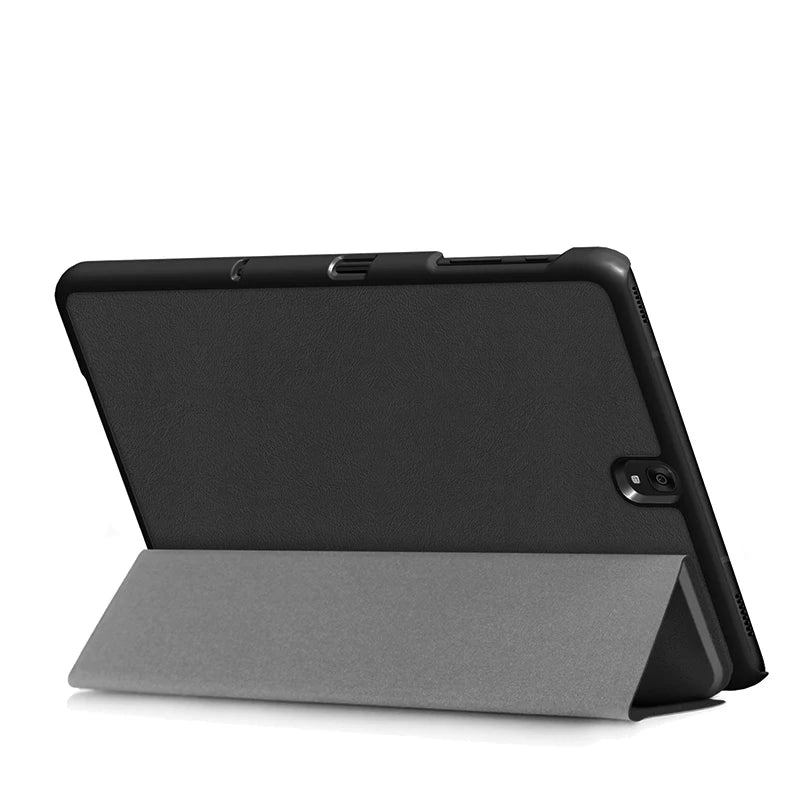 HUWEI Case For Samsung Galaxy Tab S3 9.7 Inch SM-T820 SM-T825 Tablet PU Leather Tri-Folding Stand Magnetic Flip Stand Cover Case