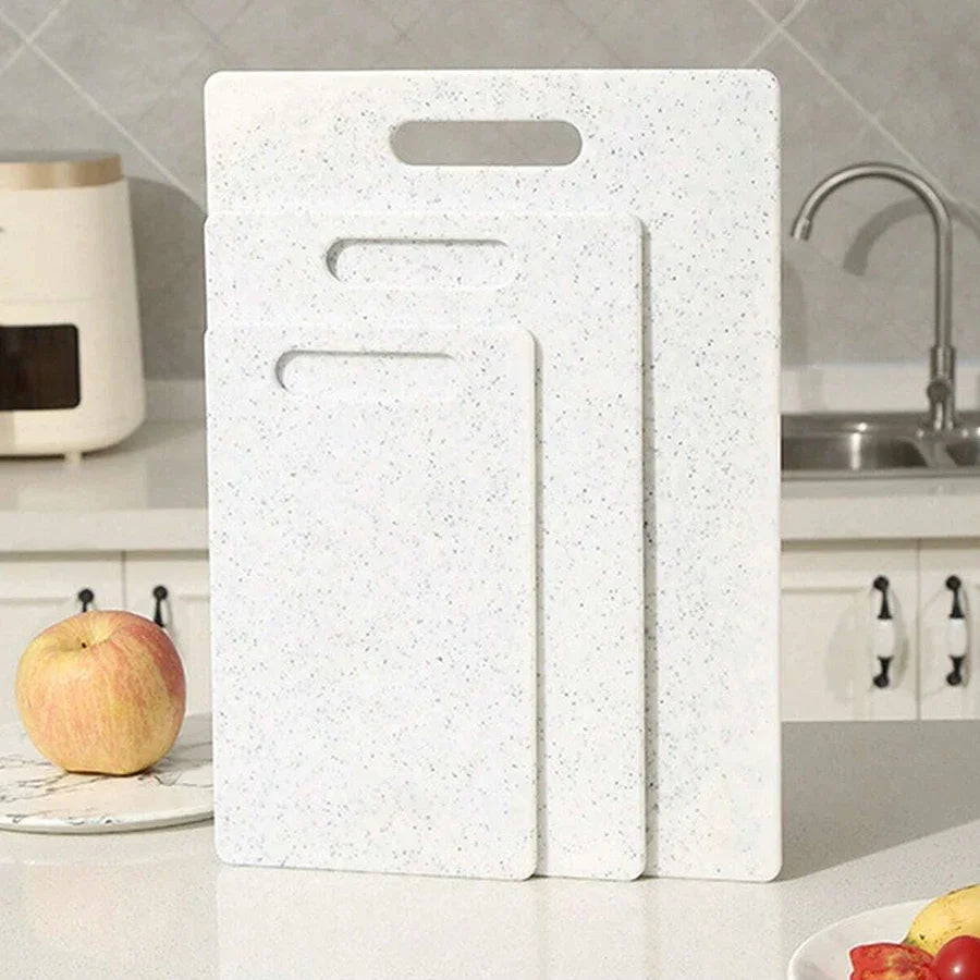 Marble Texture PP Antibacterial Cutting Board, Dishwasher Safe