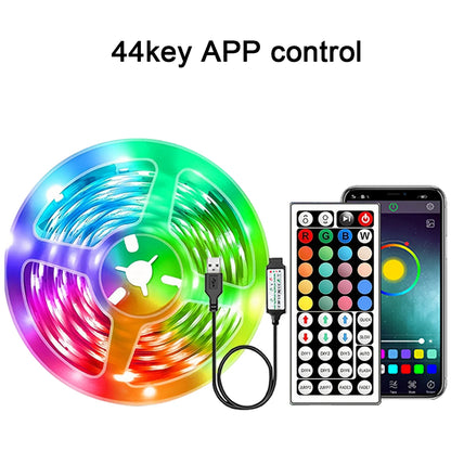 RGB LED Strip Lights with APP Control for Room Decoration