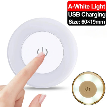 Portable LED Night Light – USB Rechargeable Lamp for Living Room, Bedroom & Home Decor