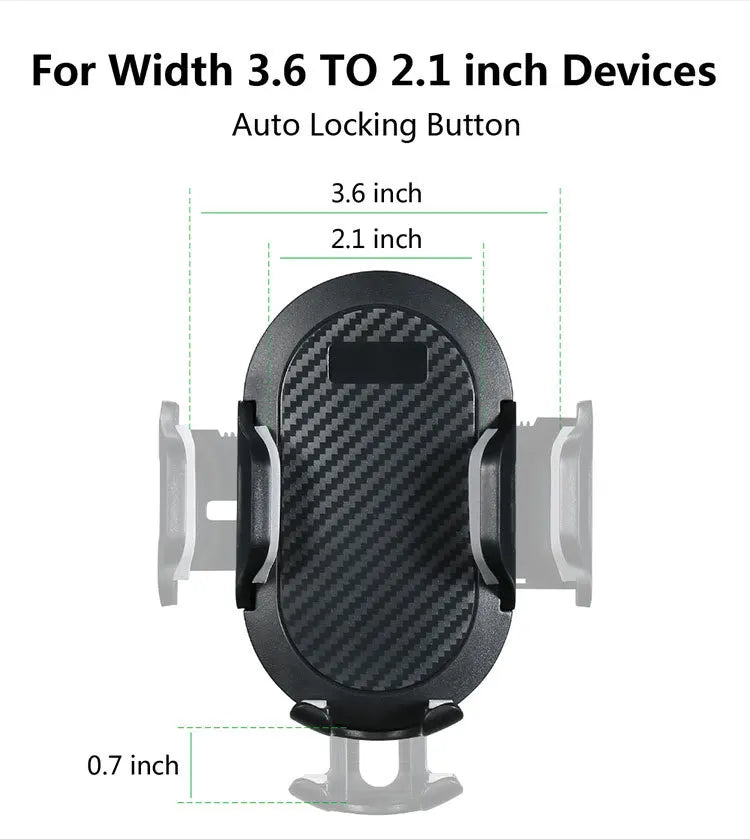 Suction Car Phone Holder, Dashboard & Windshield Mount for iPhone, Samsung, Xiaomi