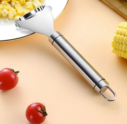 Stainless Steel Corn Peeler & Cob Shaver for Kitchen