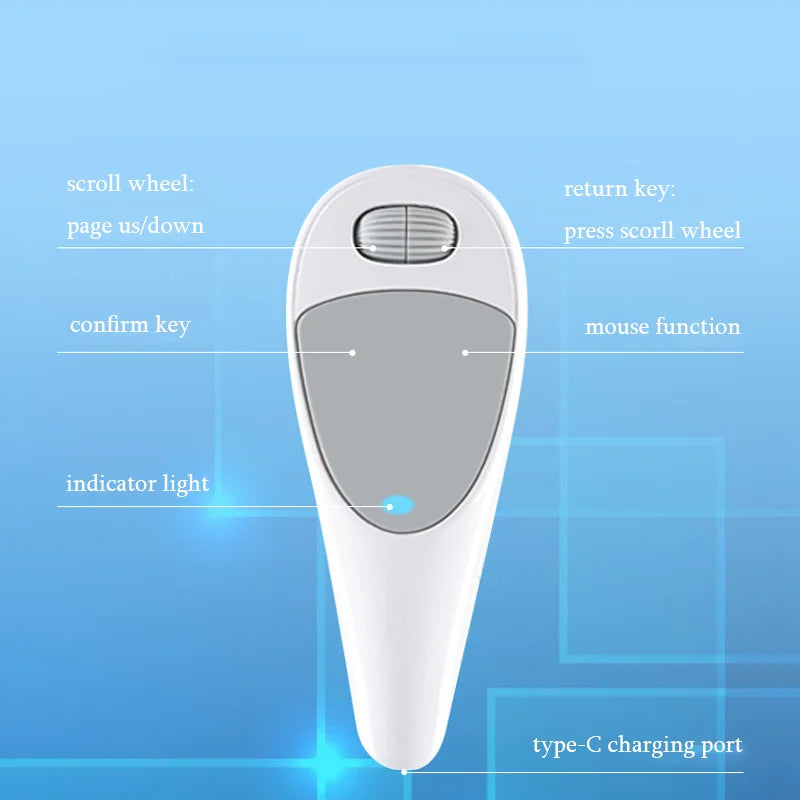 Mini Wireless Bluetooth Mouse – Rechargeable Touch Control for Phone & Tablet