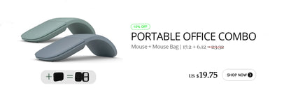 Folding Bluetooth Wireless Mouse – Ultra-Thin & Silent for PC & Laptop