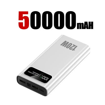 200,000mAh Power Bank – 120W Fast Charging for iPhone, Samsung, Xiaomi & More