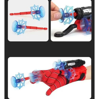 Superhero Web Launcher Toy with Silk Glove