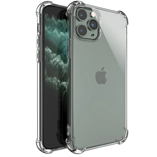 Shockproof Clear Case for iPhone 15 14 13 12 11 Pro Max & More