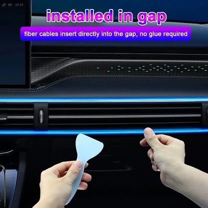 RGB Car Interior LED Light Strip with APP Control