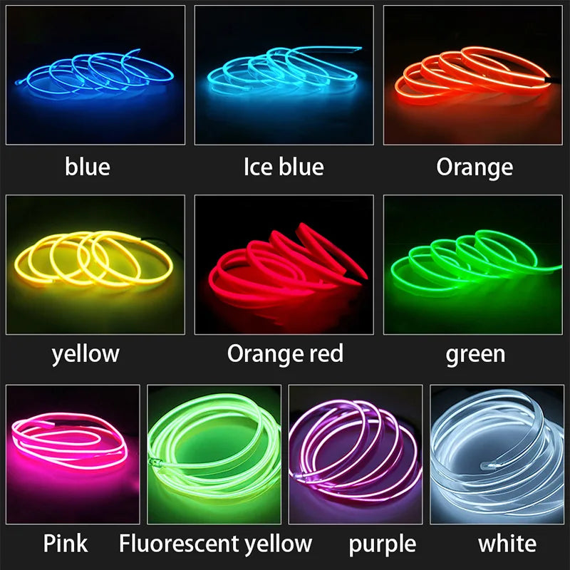 GlowEdge LED Ambient Light Strips for Car Interior