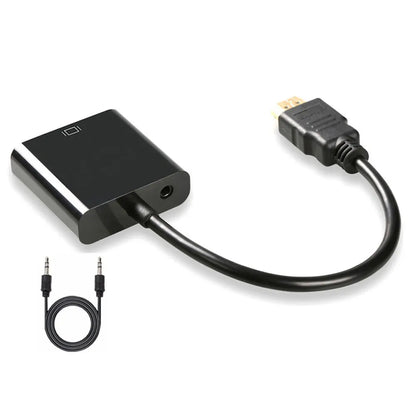 HD 1080P HDMI to VGA Adapter for Laptop/PC/TV