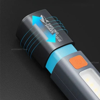 Xiaomi Portable Rechargeable Flashlight with Focus & Side Lights