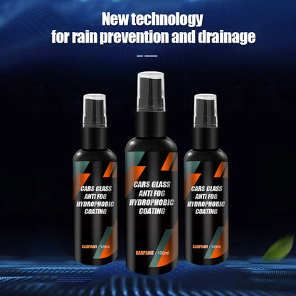 Anti-Rain Car Glass Nano Spray – Hydrophobic & Waterproof Coating