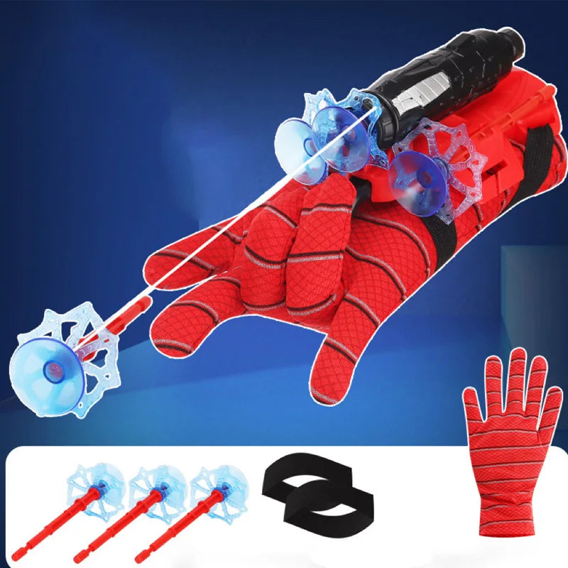 Superhero Web Launcher Toy with Silk Glove