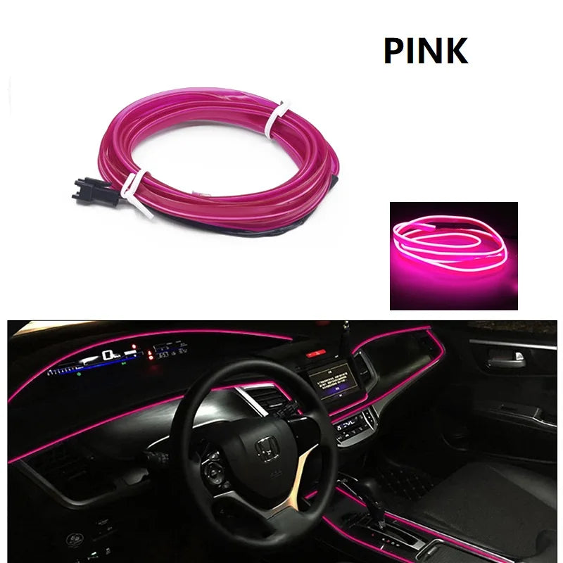 GlowEdge LED Ambient Light Strips for Car Interior