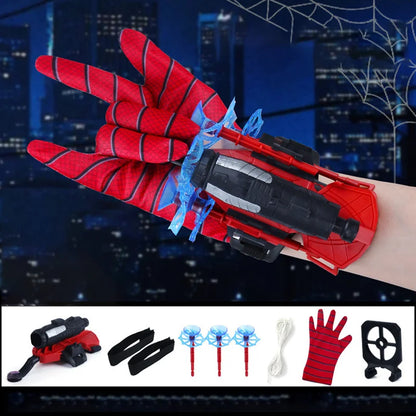 Superhero Web Launcher Toy with Silk Glove