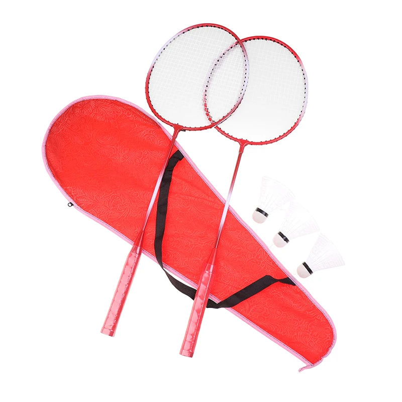 Professional Badminton Set with Rackets, Shuttlecocks & Carrying Bag