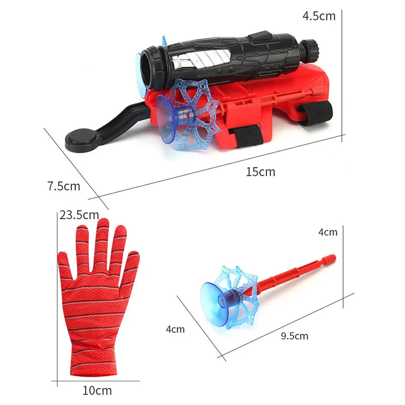 Superhero Web Launcher Toy with Silk Glove