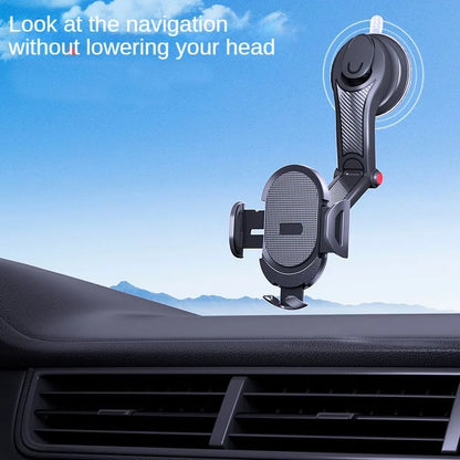 2025 Universal Car Phone Holder, Suction Mount for Windshield & Dashboard