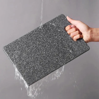 Marble Texture PP Antibacterial Cutting Board, Dishwasher Safe