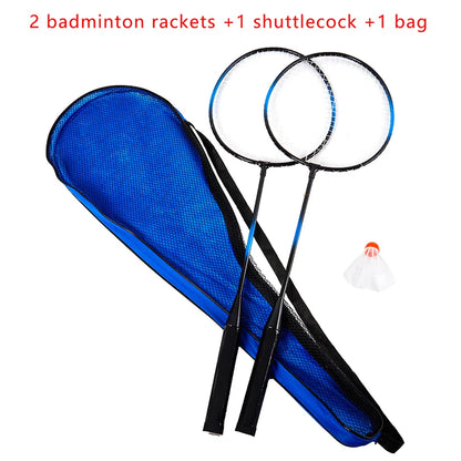 Professional Badminton Set with Rackets, Shuttlecocks & Carrying Bag