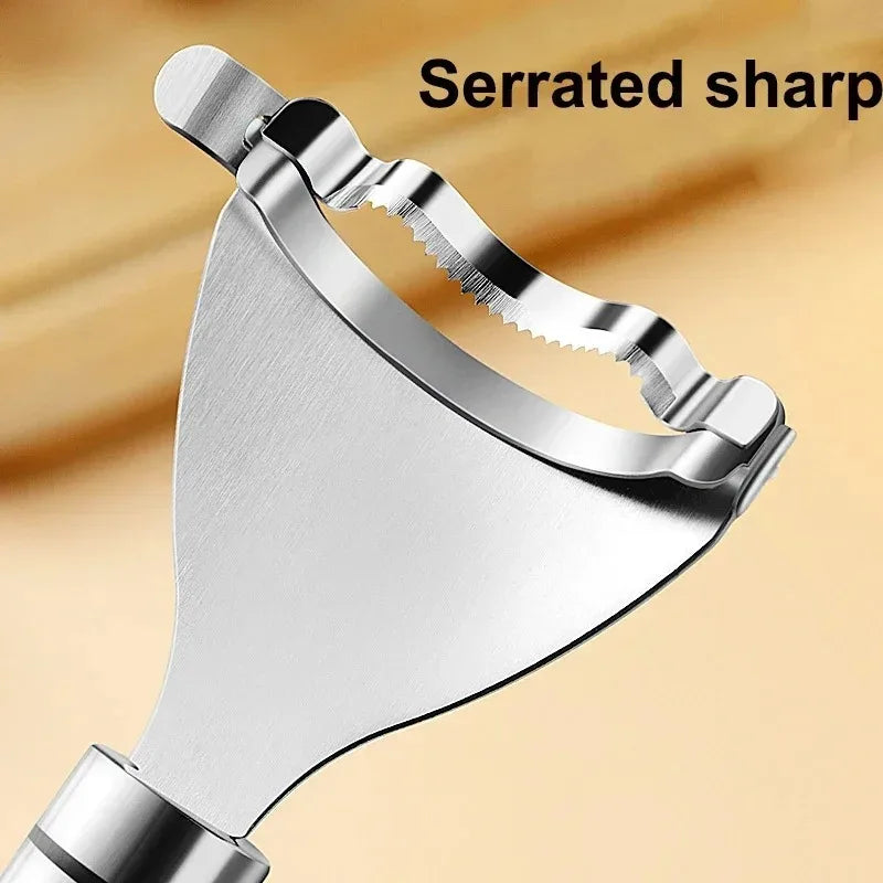 Stainless Steel Corn Peeler & Cob Shaver for Kitchen