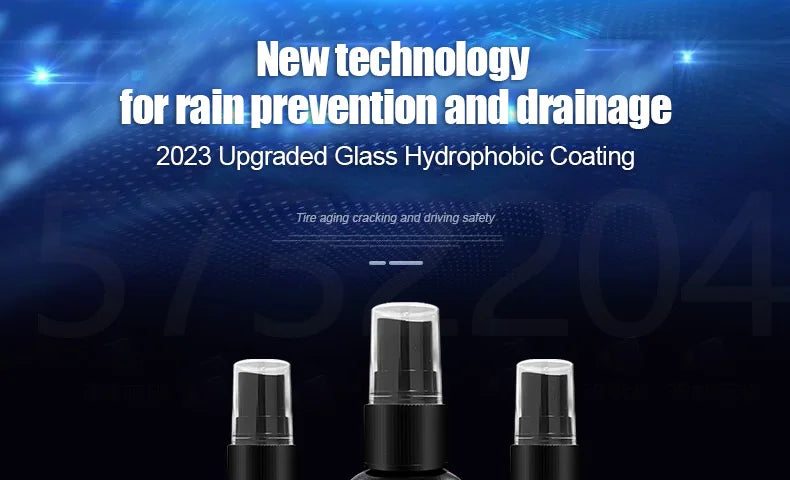 Anti-Rain Car Glass Nano Spray – Hydrophobic & Waterproof Coating