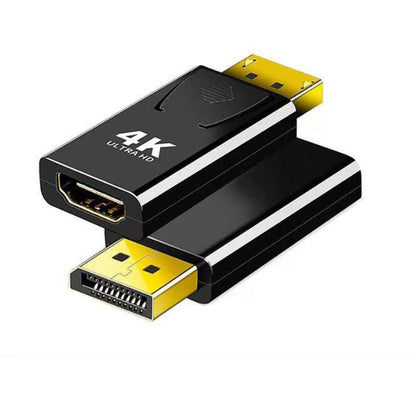 DP to HDMI 4K Male to Female Converter for PC/TV/Laptop