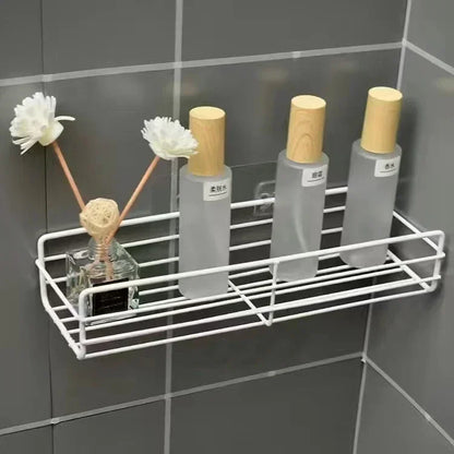 Wall-Mounted Corner Bathroom Shelf & Organizer with Drainage