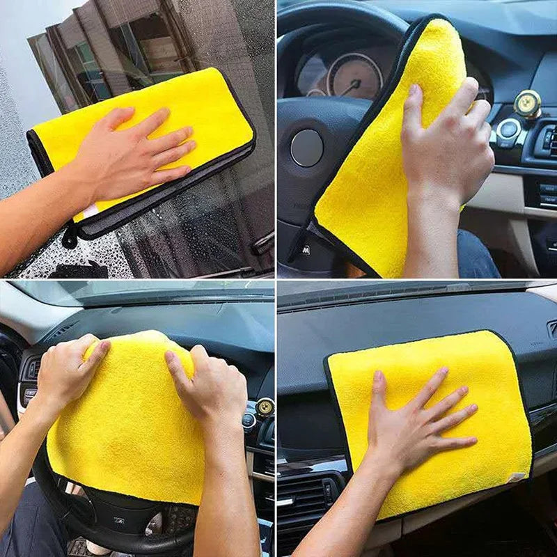 10-Pack Microfiber Car Wash Towels, 30x30/60CM