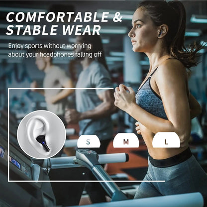 Bluetooth 5.3 Wireless Earbuds with 60H Playback, Mic & Noise Cancellation