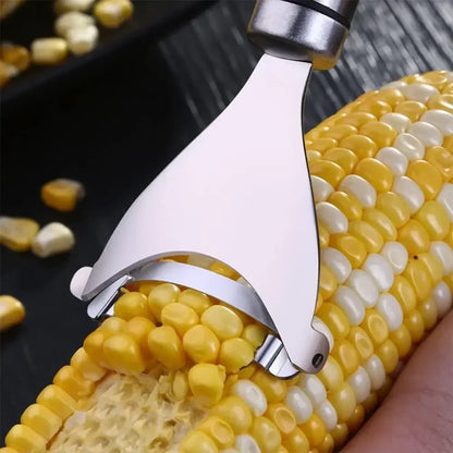 Stainless Steel Corn Peeler & Cob Shaver for Kitchen