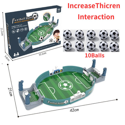 Portable Tabletop Soccer Game for Kids & Family