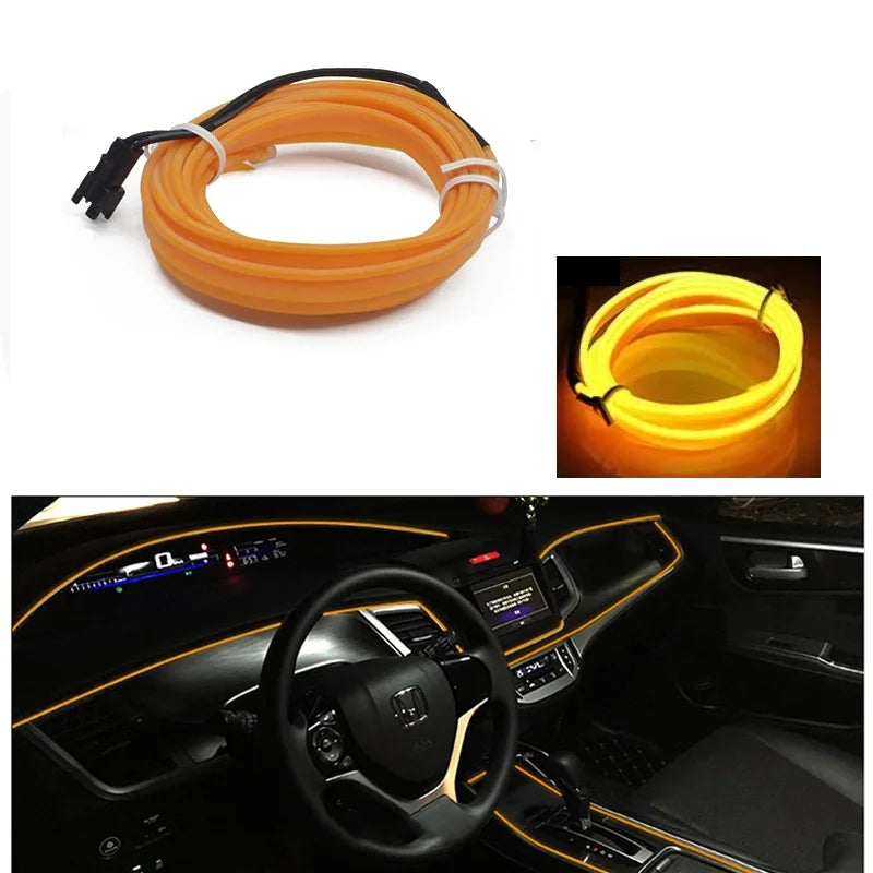 GlowEdge LED Ambient Light Strips for Car Interior