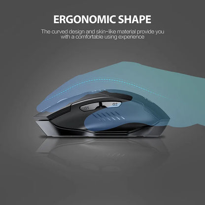 INPHIC F1 Wireless Mouse – Ergonomic, Rechargeable, Silent for Laptop & Desktop