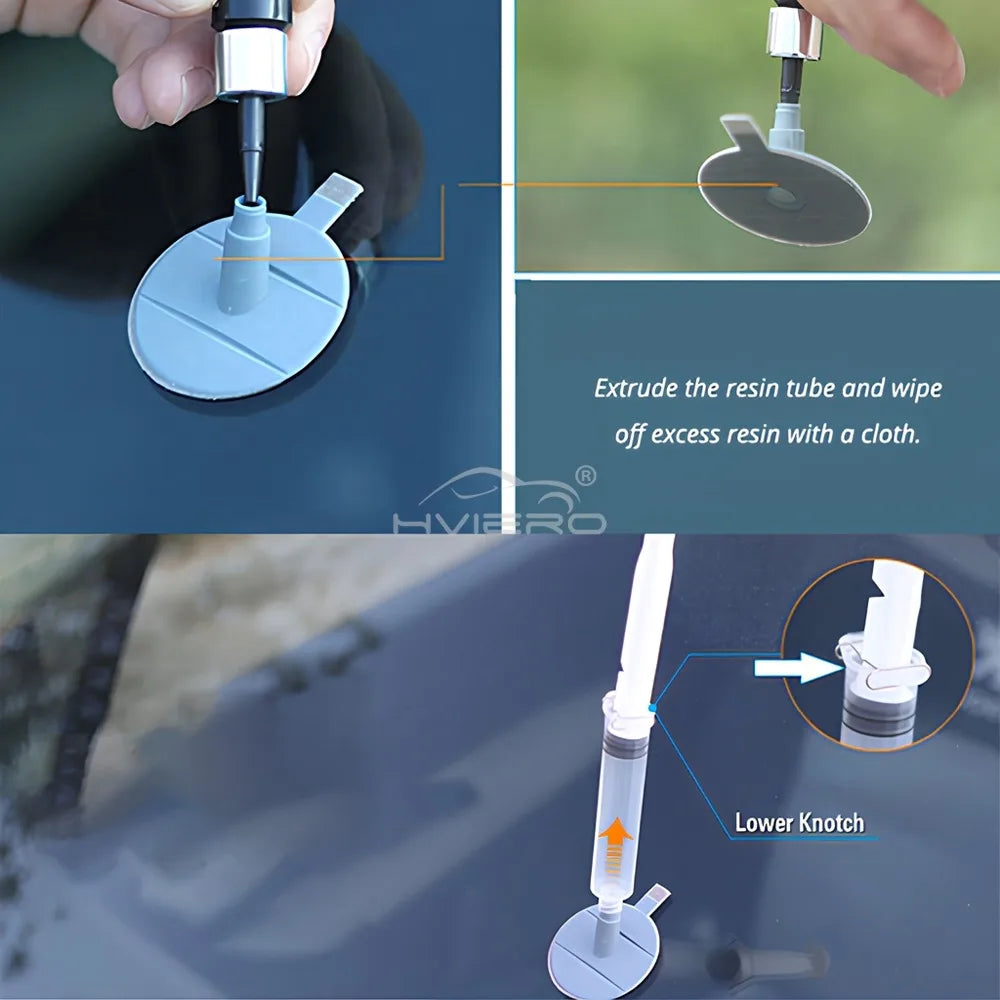 Car Windshield Repair Kit – Glass Scratch & Crack Restoration Tool