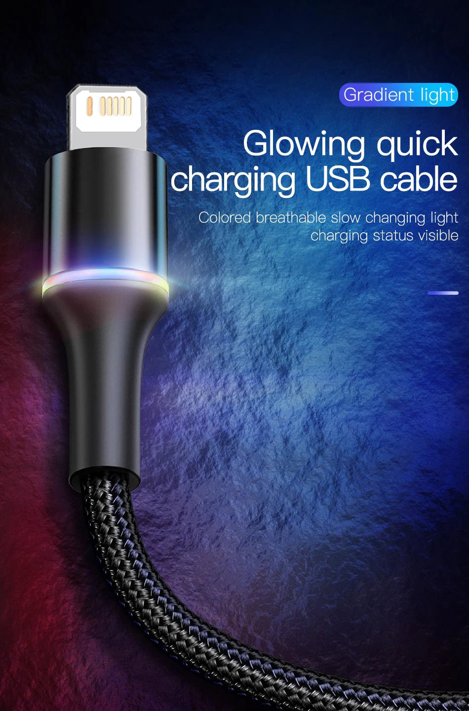 Baseus USB Cable – Fast Charging for iPhone, iPad & More